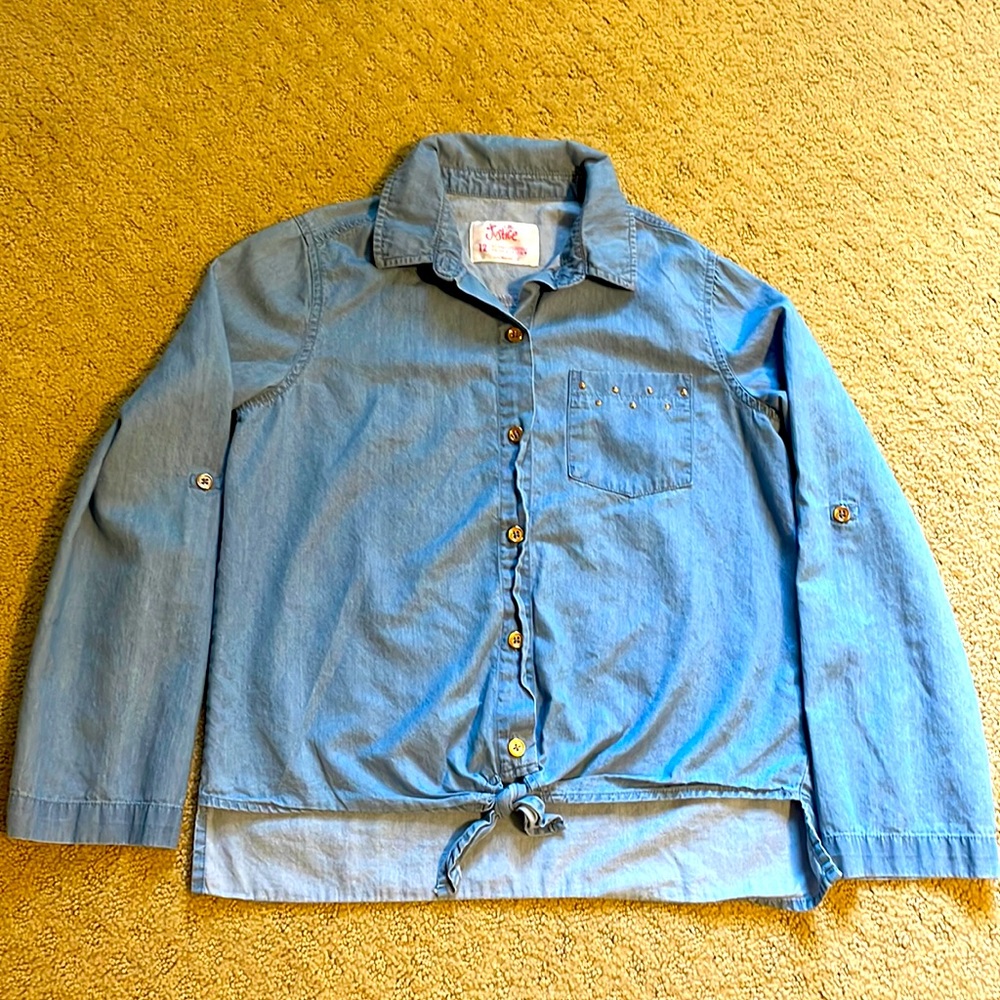 Justice bedazzled long sleeves - size 12